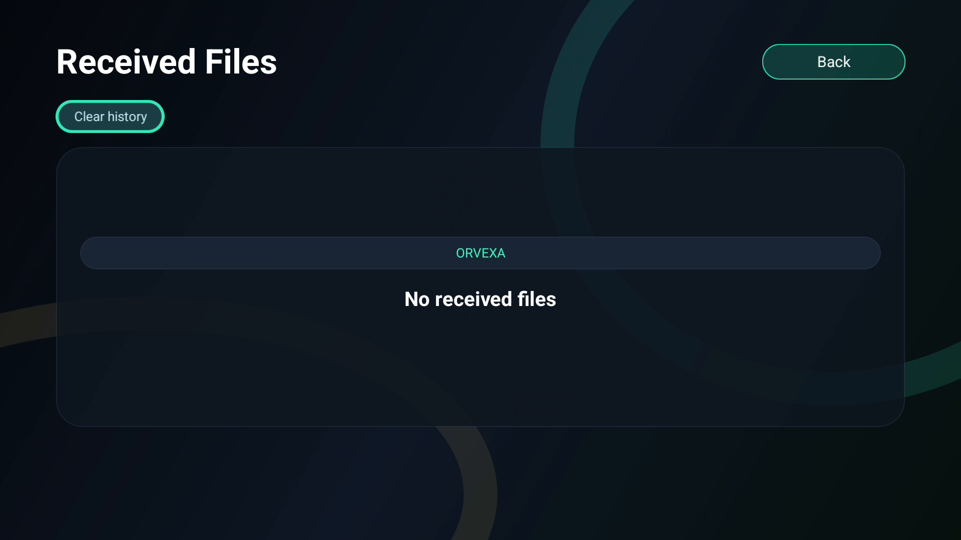 Orvexa Share received files manager